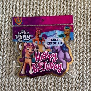 Never Opened My Little Pony Cake Decor Kit